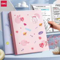 [COD] Powerful folder multi-layer insert information book paper storage bag loose-leaf cute student wholesale