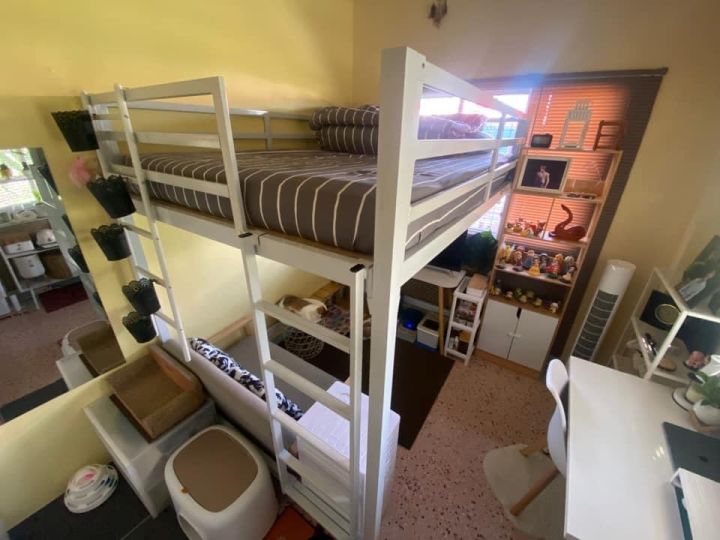 สำหรับผ่อนชำระ-เตียง2ชั้น-ขนาด-5-และ-6-ฟุต-เตียงยกสูง-เตียงชั้นลอย-รุ่นบันไดปีน-ส่งฟรีกรุงเทพ-และปริมณฑล