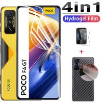 Hidrogel Pelicula Poco F4 GT X4 Pro 5G ฟิล์มไฮโดรเจลสำหรับ Xiaomi PocoX4 M4 4G ปกป้องหน้าจอ Poko F3 M3กระจกนิ่ม