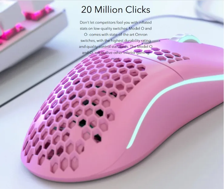 Glorious Pc Mouse Model O Pink Lazada Ph