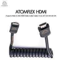 Atomos AtomFLEX HDMI (Type-A) Male to Mini-HDMI Male Coiled Cable (12 to 24″) 30 CM – 60 CM  ประกันศูนย์ไทย