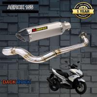 ท่อ aerox155ท่อyamaha aerox155 ท่อakrapovic เทา ปากเคฟล่าดำ aerox155 ท่อแต่ง aerox155 เสียง แน่น นุ่ม ทุ้ม ไม่แต่งในรอบสูง ระบายความร้อนได้ดี อัตราเร่งดีขึ้น ต