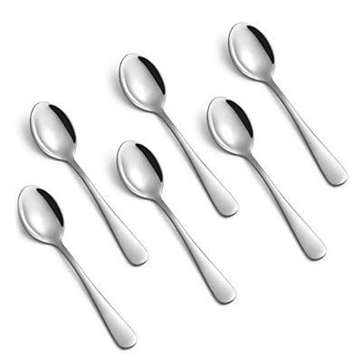 12 Pieces of Espresso Spoon, 4.7 Inch Stainless Steel Mini Coffee Spoon Dessert Spoon