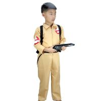 2023 Ghostbuster Cosplay Kids Halloween Costume Suitable 3-9 Years Child Jumpsuit Cloths Movie Costume