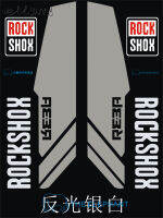 Rockshox 2Pics/ชุดส้อมด้านหน้า Decals จักรยานด้านหน้าส้อมสติกเกอร์คุณภาพสูง MTB ด้านหน้าส้อม Decals สติกเกอร์แข่ง