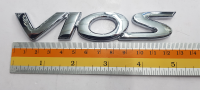 Logo Vios ของรถ Toyota งานพลาสติก สี โครเมียม 12.5 cm