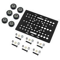 V-Slot Gantry Set 20-80mm Gantry Plate With Wheels For Aluminum Profiles V-slot Aluminum Plate Kits Gantry Plat 3D Printer Part