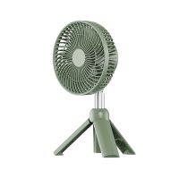 Outdoor Fan Rechargeable Mini Folding Telescopic 4000MAh Electric for Household Office-A