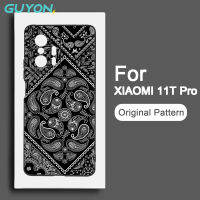 Guyon  เสค Xiaomi 11T 11 Pro เคสนิ่มดีไซน์ใหม่ลายดอกไม้มะม่วงหิมพานต์ดั้งเดิมซิลิโคนเหลวกันกระแทก