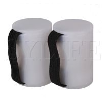 2pcs Plastic Finger Train Rhythm Sand Shaker Music Ring for Ukulele Guitar White Guitar Bass Accessories