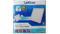 ดาวน์ไลท์LEKISE LED Easy Slide Slim Downlight 9Wทรงเหลี่ยมแสงขาว มี1กล่อง