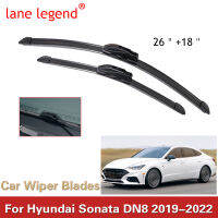 2x สำหรับ Hyundai Sonata DN8 2019 2020 2021 2022ด้านหน้าหน้าต่างใบปัดน้ำฝนแปรงเครื่องซักผ้าตัดทำความสะอาดอัตโนมัติอะไหล่