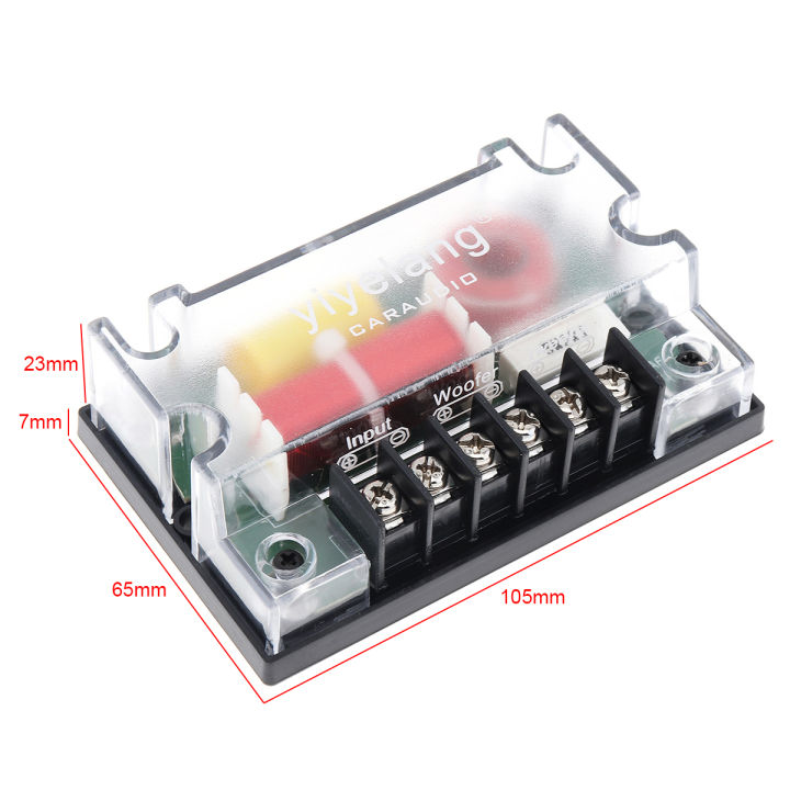 วงจรตัวแบ่งความถี่เครื่องเสียงรถยนต์2ทาง2ชิ้นลำโพงซับวูฟเฟอร์อุปกรณ์ตกแต่งรถยนต์ส่วนประกอบเครื่องพิมพ์