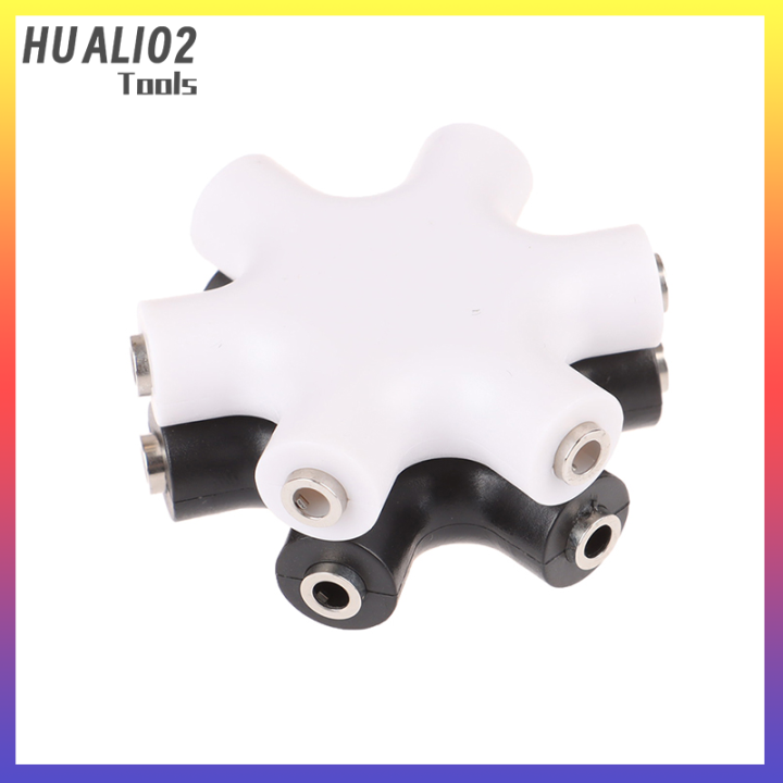 huali02-6-3-5mm-way-multi-port-hub-aux-headphone-jack-splitter-audio-cable-converter