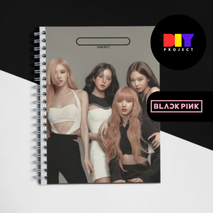 DIYProject BlackPink Intermediate Spiral Notebook NB-BLKPNK-G | Lazada PH