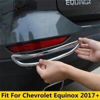 ชุดตะแกรงตกแต่งโคมไฟหมอกกันชนท้าย2ชิ้นสำหรับ Chevrolet Equinox 2017-2022อุปกรณ์แต่งภายนอกรถ