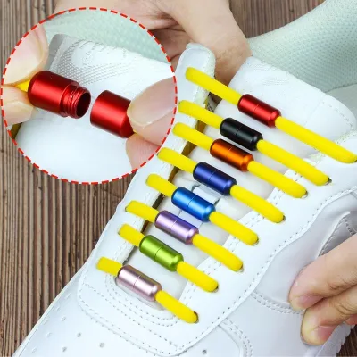 New Style Multi Color Elastic No Tie Shoelaces Semicircle Shoe Laces For Kids and Adult Sneakers Quick Lazy Shoelace