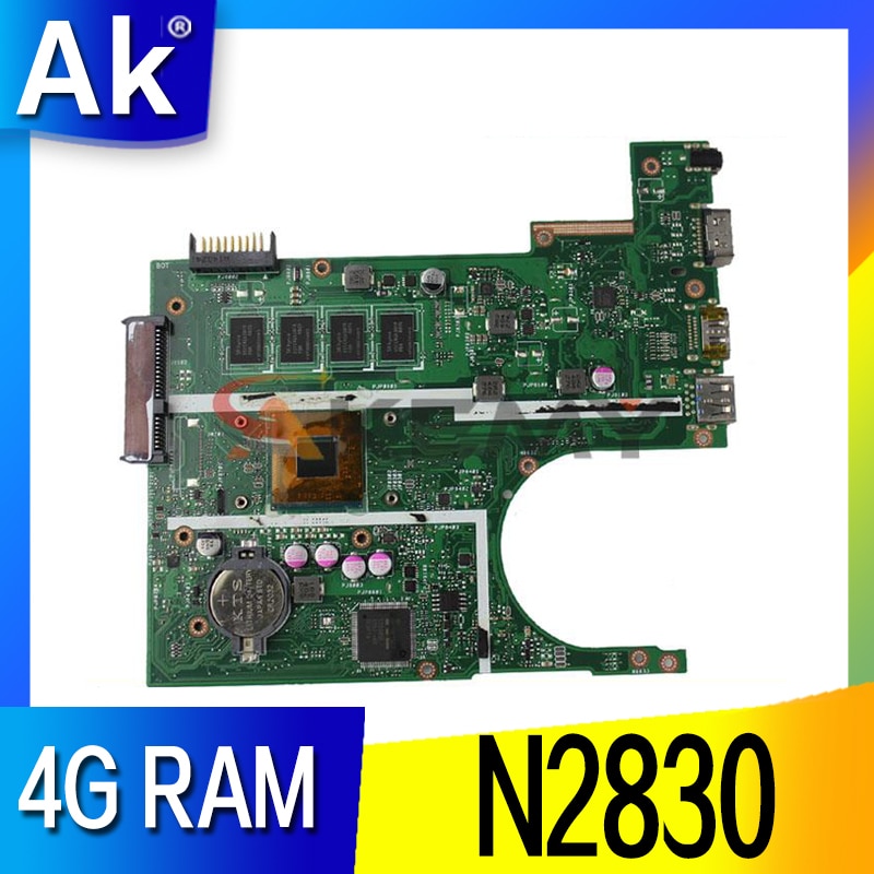 For ASUS K200MA F200MA X200MA Motherboard 4GB W/ N2815 CPU Rev2.1 Mainboard 