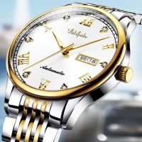 Han edition contracted the new Swiss automatic mechanical watches men famous brand watch waterproof calendar luminous couples watch --nb230710┅™₪