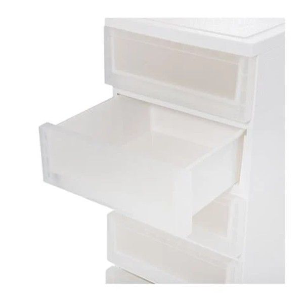 ตู้ลิ้นชักพลาสติก-5-ชั้น-mono-ขนาด-43x43x94-ซม-สีขาว