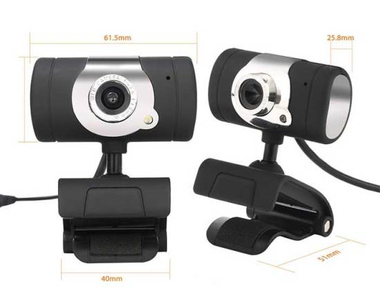 Webcam chân kẹp hd 480p tích hợp micro sử dụng cho việc học online và hội - ảnh sản phẩm 4