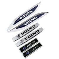 Hot New 2pcs Metal Car Side Sticker Auto Rear Emblem Badge Decal for Volvo S60 S60L V40 XC80 V70 v70xc S40 XC90 S70 S80 XC60 zhi