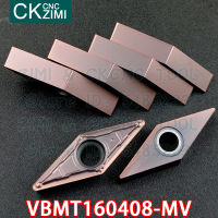 VBMT160408-MV VBMT 160408 MV คาร์ไบด์แทรกภายนอกเปลี่ยนแทรกเครื่องมือเครื่องจักร CNC โลหะกลึงเครื่องมือสำหรับสแตนเลส