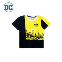 Four P Kids Batman-T-Shirt Yellow Colour เสื้อยืดเด็กลายแบทแมน สีเหลือง