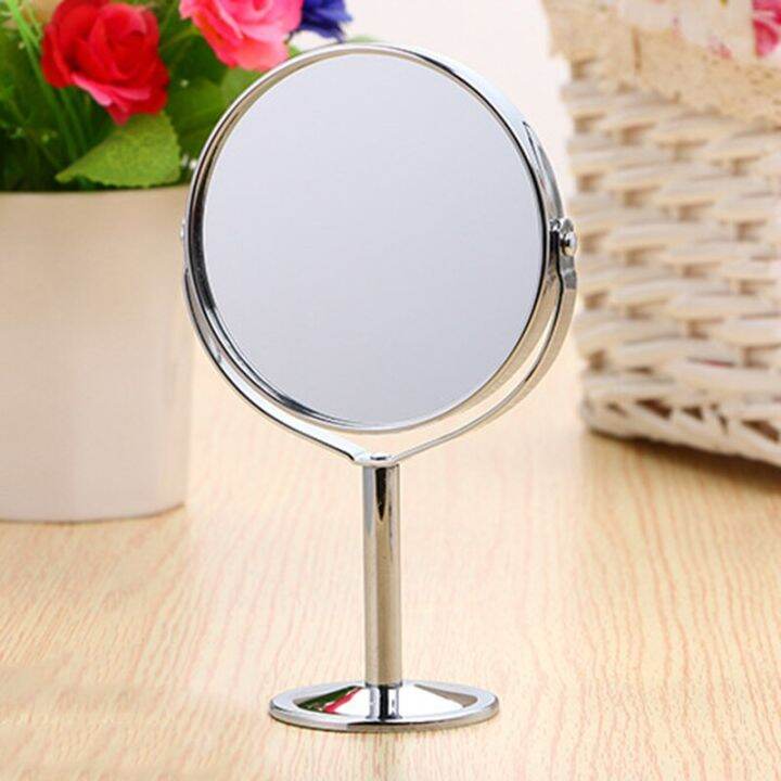 beauty-makeup-mirror-double-sided-normal-magnifying-stand-mirror-vanity-cosmetic-mirror-for-tabletop-bathroom-bedroom-travel-mirrors