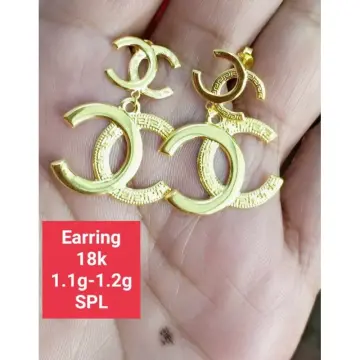 Chanel Earrings 耳環, 名牌, 飾物及配件- Carousell