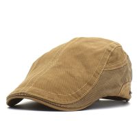 2021 สี่ฤดูกาลที่มั่นคง Newsboy Caps Cotton Flat Peaked Cap ผู้ชายและผู้หญิงจิตรกรหมวกเบเร่ต์ 26