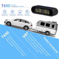 ตัวรับสัญญาณ TPMS ระบบการตรวจสอบแรงดันยางรถยนต์โซลาร์tpms ไร้สายสัญญาณเตือนจอแอลซีดีมี6เซ็นเซอร์ภายนอก