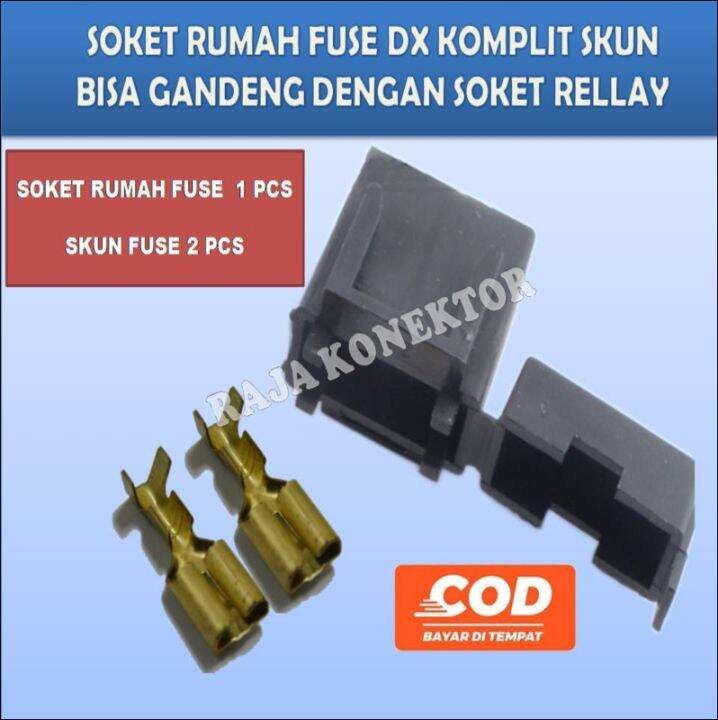 ( ISI 5 PCS ) FUSE BOX FB-045U..RUMAH SIKRING DX TANCAP/SOKET SIKRING ...