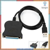 WangTeng USB to 25 Pin DB25 Parallel Printer Cable Adapter Cord Converter ยอดขายดีอันดับหนึ่ง