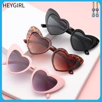 HEYGIRL เครื่องประดับสำหรับผู้หญิง Clout Goggle ผู้หญิง แว่นตา แว่นกันแดดวินเทจ แว่นกันแดดรูปหัวใจ ป้องกัน UV400