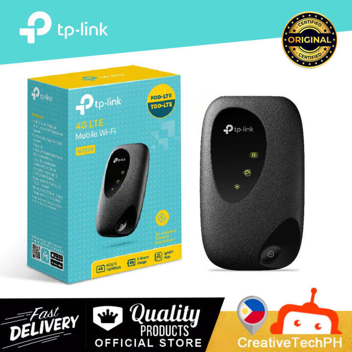 TPLink M7200 4G Openline LTE Mobile WiFi Globe/Smart/Sun Supported