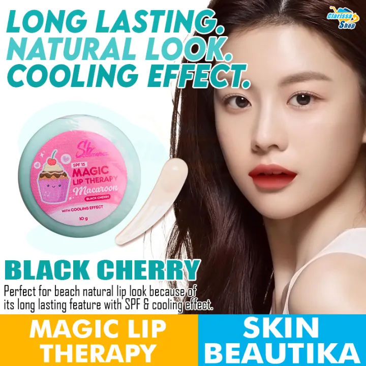 Skin Beautika Magic Lip Therapy Macaroon Black Cherry Lip Balm Tint