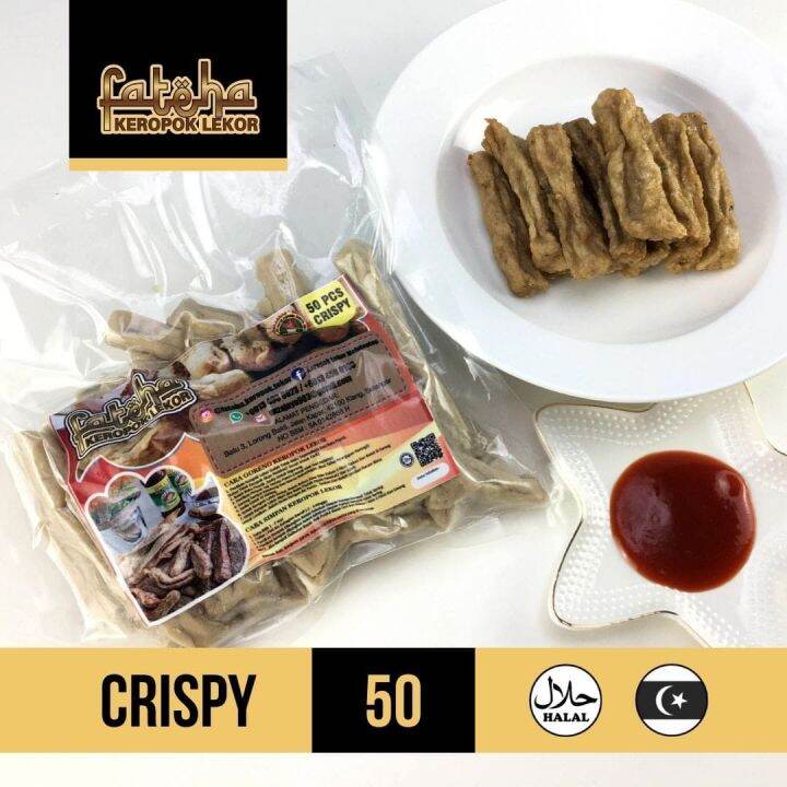 Fateha Keropok Lekor Crispy (50 pcs) | Lazada