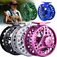 Souilang Fly Fishing Reel 5สี CNC โลหะอลูมิเนียม56WT Fly Fishing Reels ขนาดใหญ่ Arbor ซ้ายขวา Coil Fishing Tackle