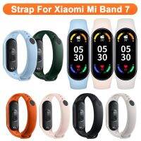 ✖♗ Kolorowy pasek zegarka dla Xiaomi mi Band 7 bransoletka TPU pasek zapasowa opaska pasek Wirst dla opaska Xiaomi 7 akcesoria