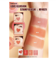 Sivanna LOVE ILLUSION STAMP BLUSH : HF4021**ของแท้ พร้อมส่ง