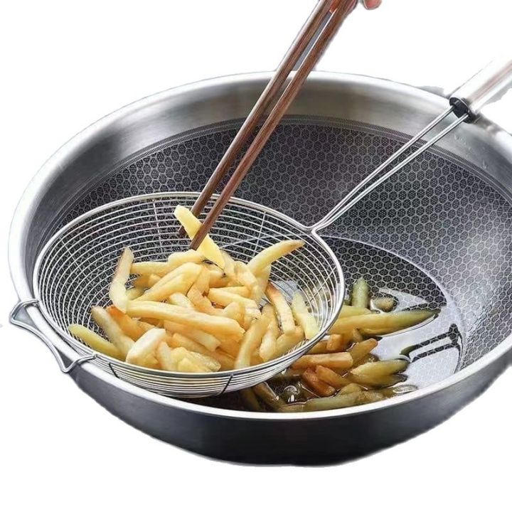 Spider Skimmer Strainer Ladle Deep Frying Chinese Spoon and