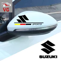 สติกเกอร์ PVC กระจกมองหลังรถยนต์2ชิ้นสำหรับ Suzuki Swift XL7 SX4 Alto Jimny GSX R150 Gn125 Gn250สติกเกอร์ติดรถยนต์