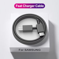 Original PD 25W USB-C ถึง Type C Super Fast Charger สำหรับ Samsung Galaxy S22 S21 S20 S10หมายเหตุ20 10สายชาร์จข้อมูล