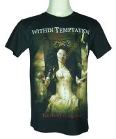 เสื้อวง WITHIN TEMPTATION เสื้อเท่ห์ แฟชั่น วิทอินเท็มเทชัน ไซส์ยุโรป PTD789