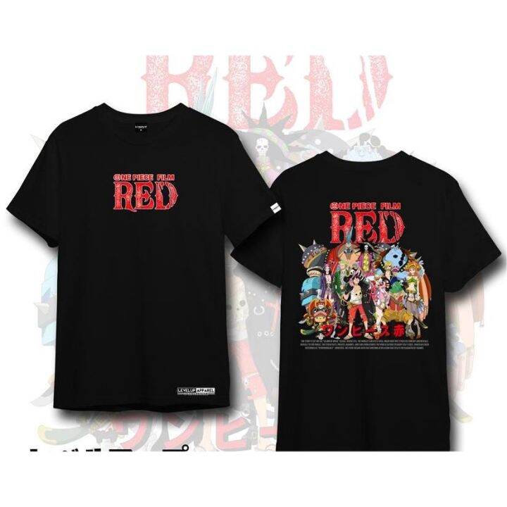 Anime Shirt One Piece Film Red Strawhat Pirates One Piece Tshirt For ...