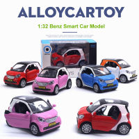 A1:32ล้อแม็กรถยนต์ของเล่นสำหรับ Benz สมาร์ท451 453 Fortwo Forfour รถจัดแต่งทรงผมเครื่องประดับตกแต่งภายในเด็กของขวัญเด็ก Ftsm