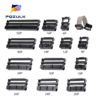 5ชิ้น FC-8P FC-10P FC-14P FC-16P เพื่อ IDC ซ็อกเก็ต2x5ขาคู่แถวสนาม2.54มิลลิเมตร DC เชื่อมต่อ10-PIN เคเบิ้ลซ็อกเก็ต