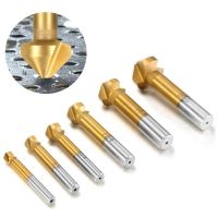 {SAVAGE Hardware Tools} 6ชิ้น Countersink สว่านชุดรอบก้านไฮสปีด3ขลุ่ย Countersink 90องศาไม้ Chamfering ตัด Chamfer 5/6/8/10มิลลิเมตร