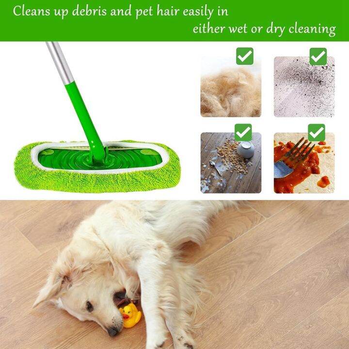 suitable-for-flat-mop-cloth-absorbent-sponge-replacement-cloth-cover-household-dry-and-wet-rotary-mop-8pack